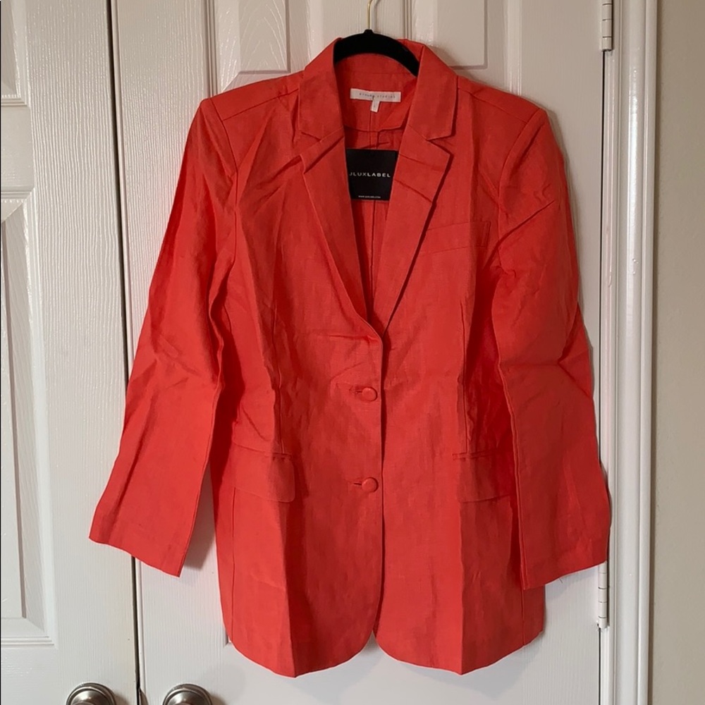 NWT JLUXLABEL Miami Coral Liner Blazer & Short Set - Picture 5 of 16